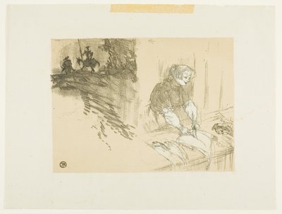 Les Courtes Joys のカバー 作： Henri de Toulouse-Lautrec