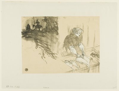 Les Courtes Joys のカバー 作： Henri de Toulouse-Lautrec