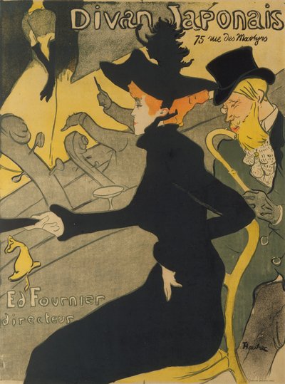 日本のソファ 作： Henri de Toulouse Lautrec