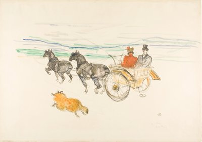 ダブルハーネス 作： Henri de Toulouse-Lautrec