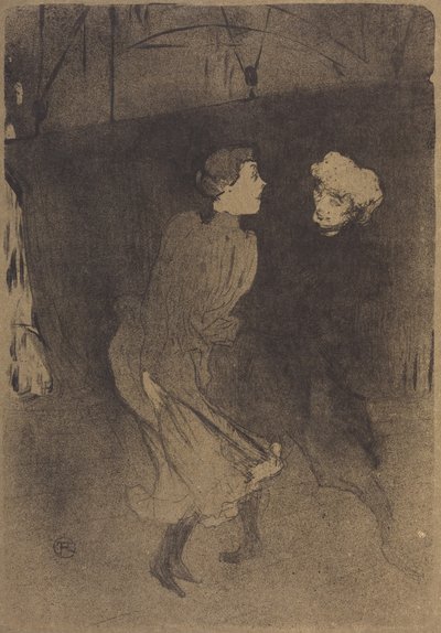 フォリー・ベルジェールでの総稽古 作： Henri de Toulouse-Lautrec