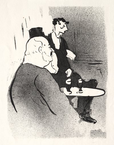 大使へのドゥカーレ 作： Henri de Toulouse-Lautrec