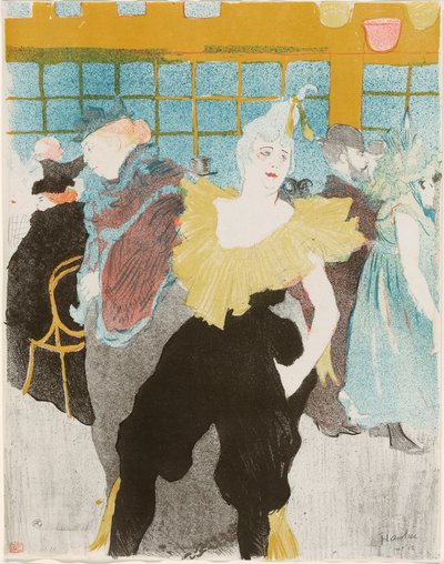 エルズ：道化師 作： Henri de Toulouse-Lautrec