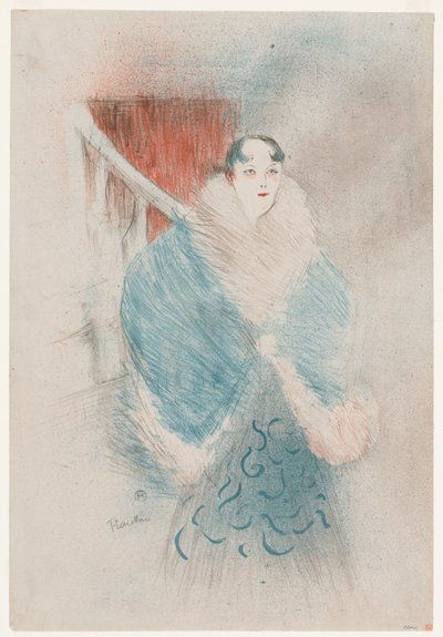 ウィーン人と呼ばれるエルサ 作： Henri de Toulouse-Lautrec