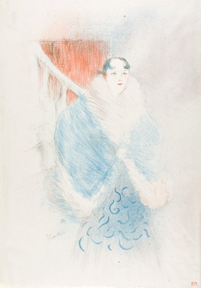 ウィーンのエルザと呼ばれる 作： Henri de Toulouse-Lautrec