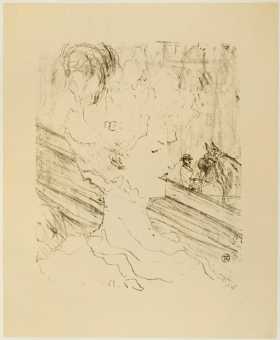 エミリエンヌ・ダランソン、13のリトグラフより 作： Henri de Toulouse-Lautrec