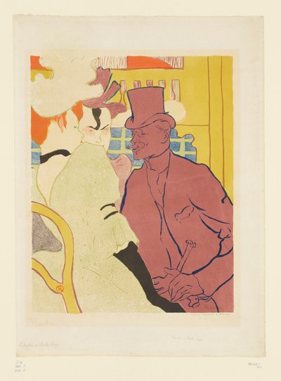 ムーラン・ルージュの英国人たち 作： Henri de Toulouse-Lautrec