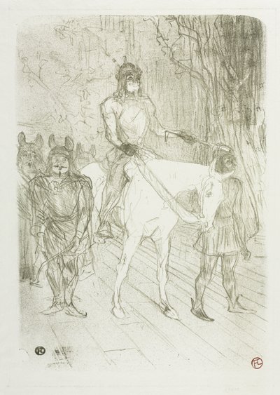 チルペリックでのブラッスール入場 作： Henri de Toulouse-Lautrec