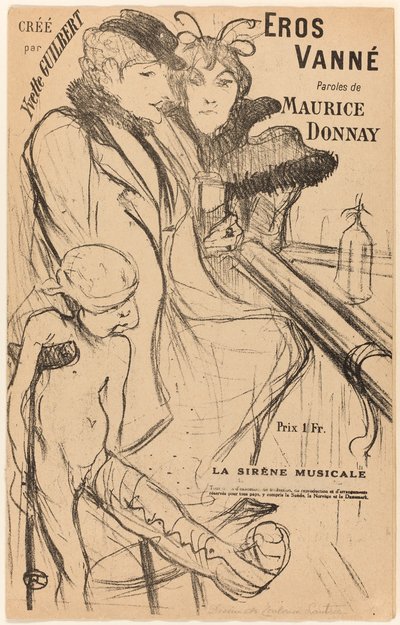 エロス・ヴァンヌ 作： Henri de Toulouse-Lautrec