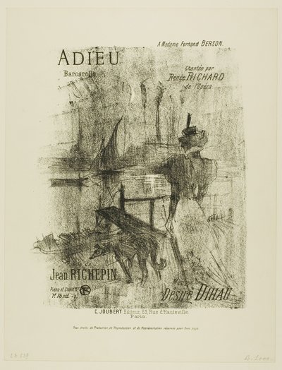 さらば、欲望のメロディーより 作： Henri de Toulouse-Lautrec