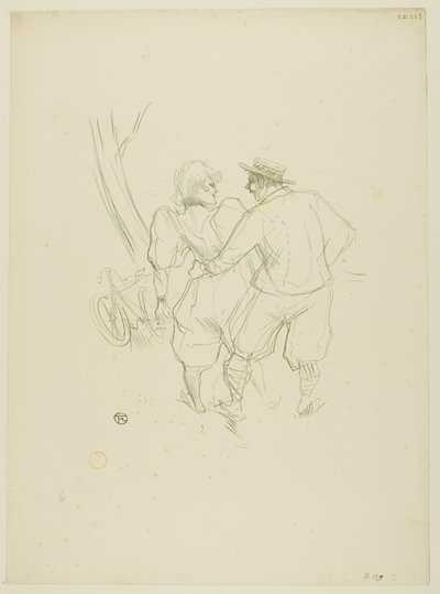 デジレ・ディオーのメロディーよりフロレアル 作： Henri de Toulouse-Lautrec