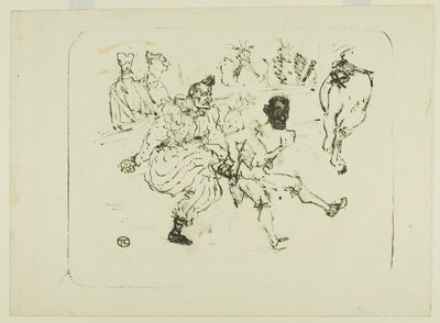 フットとショコラ 作： Henri de Toulouse-Lautrec