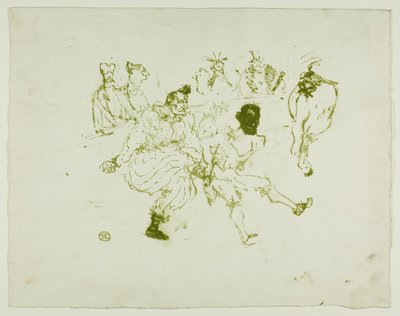 足湯とチョコレート 作： Henri de Toulouse-Lautrec