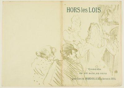 モリエールへのオマージュ 作： Henri de Toulouse-Lautrec