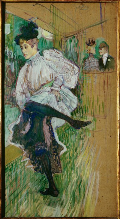 ジェーン・アヴリル・ダンス 作： Henri de Toulouse-Lautrec