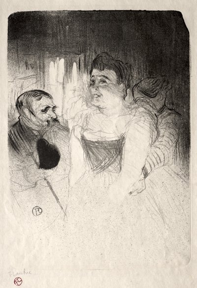 ロージェの司法 作： Henri de Toulouse-Lautrec