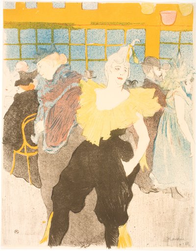 ムーラン・ルージュのクロウネス 作： Henri de Toulouse-Lautrec