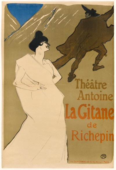 ジプシー 作： Henri de Toulouse-Lautrec