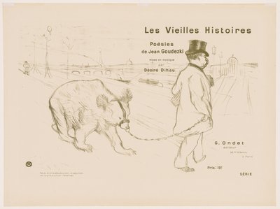 The Old Stories: 表紙 - 口絵 作： Henri de Toulouse-Lautrec