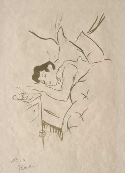 古い物語: あなたの口 作： Henri de Toulouse-Lautrec
