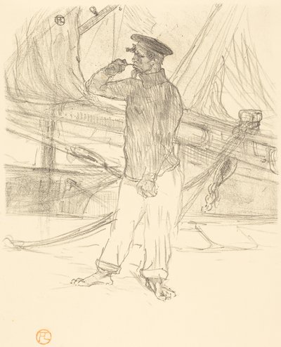 ラレンは言った 作： Henri de Toulouse-Lautrec