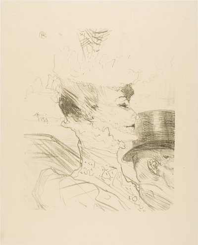 Treize Lithographies の Louise Balthy 作： Henri de Toulouse-Lautrec