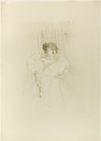Luce Myres、フロントビュー 作： Henri de Toulouse-Lautrec