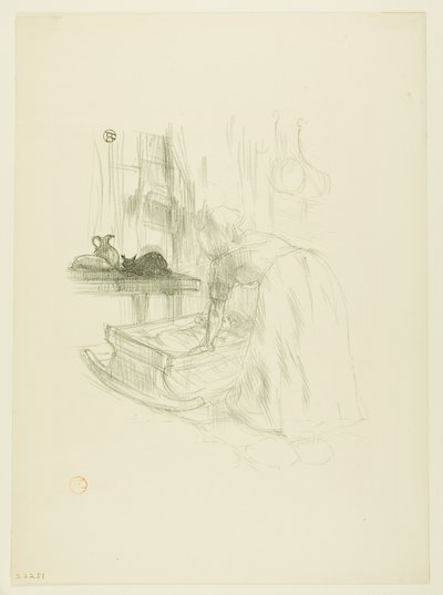 デジレ・ディオーのメロディーズより子守唄 作： Henri de Toulouse-Lautrec