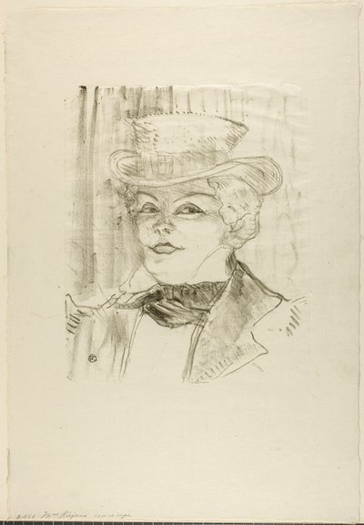 レジェーン夫人 作： Henri de Toulouse-Lautrec