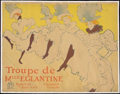 マドモアゼル・エグランティーヌ一座 作： Henri de Toulouse-Lautrec