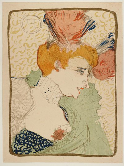 ミス・マルセル・レンダー、バスト 作： Henri de Toulouse-Lautrec