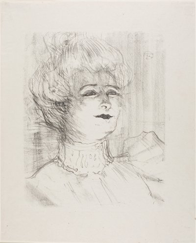 マリー＝ルイーズ・マーシー、トレイズ・リトグラフより 作： Henri de Toulouse-Lautrec