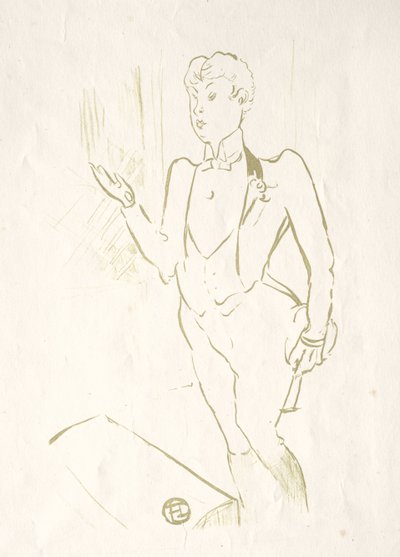 メアリー・ハミルトン 作： Henri de Toulouse-Lautrec