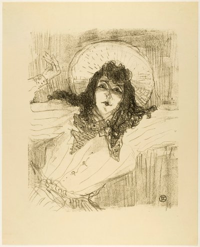 May Belfort、Treize Lithographies より 作： Henri de Toulouse-Lautrec