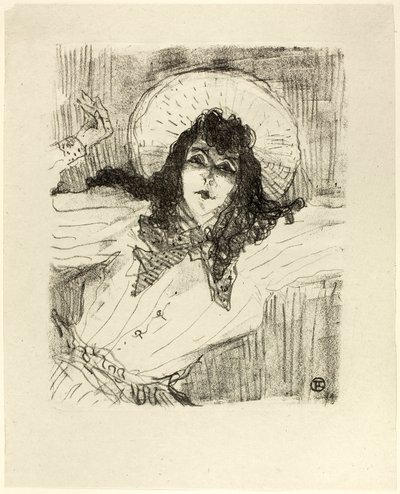 May Belfort、Treize Lithographies より 作： Henri de Toulouse-Lautrec