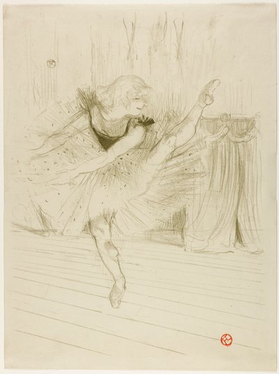 ミス・アイダ・ヒース、イングリッシュ・ダンサー 作： Henri de Toulouse-Lautrec