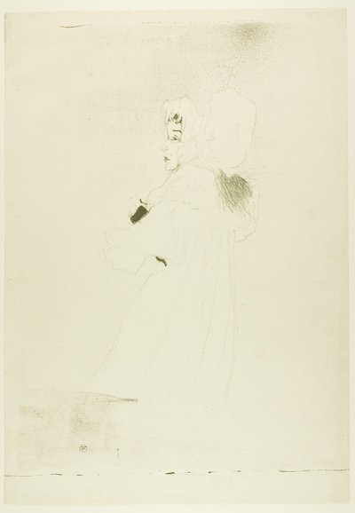 ミス・メイ・ベルフォール（大皿） 作： Henri de Toulouse-Lautrec
