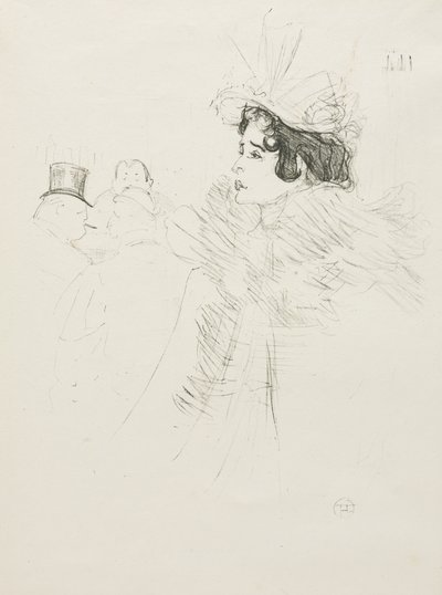 ミス・メイ・ベルフォート 作： Henri de Toulouse-Lautrec
