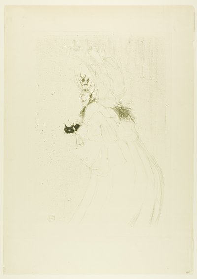 お辞儀をするミス・メイ・ベルフォート 作： Henri de Toulouse-Lautrec
