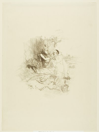 ピクニック 作： Henri de Toulouse-Lautrec