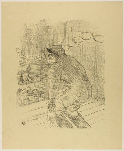 Treize Lithographys の Polin 作： Henri de Toulouse-Lautrec