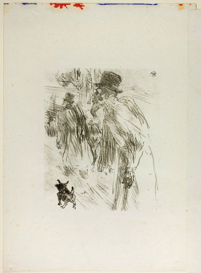 シナイのふもとからポーランドのユダヤ人、カールズバッド 作： Henri de Toulouse-Lautrec