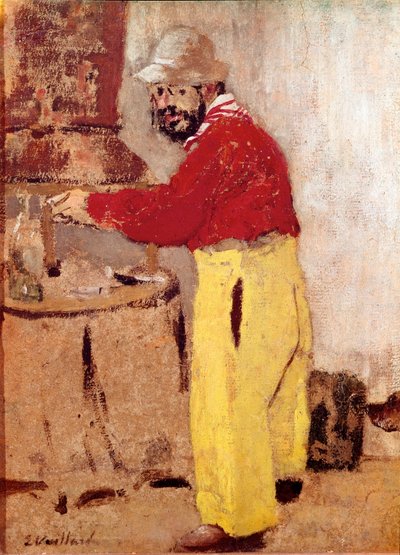 トゥールーズロートレックの画家ヘンリーの肖像 作： Henri de Toulouse Lautrec
