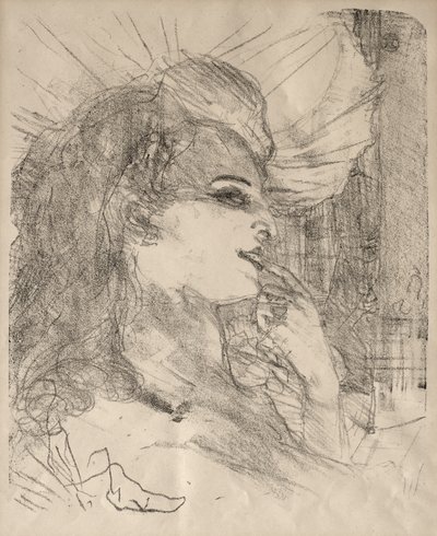 俳優と女優の肖像画: 13 枚のリトグラフ: アンナ・ヘルド 作： Henri de Toulouse-Lautrec