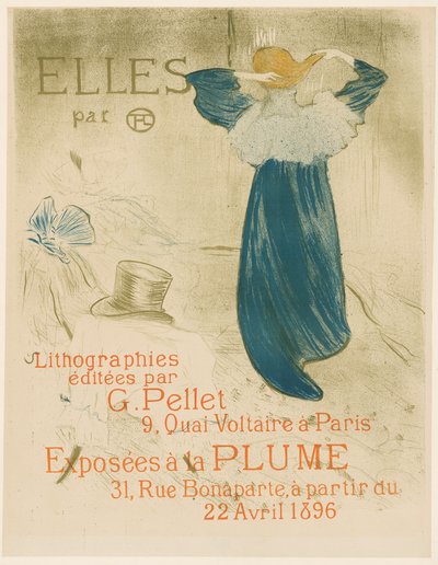 Ellesのポスター 作： Henri de Toulouse-Lautrec