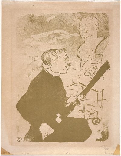 労苦を注ぐ！ (あなたのために) 1893年 (リトグラフ) 作： Henri de Toulouse Lautrec