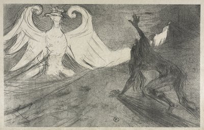口絵のためのプロジェクト: Au pied du Sinaï 作： Henri de Toulouse-Lautrec