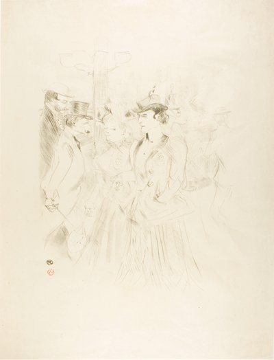 プロムナード 作： Henri de Toulouse-Lautrec
