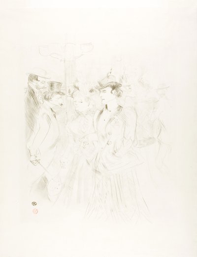 プロムナード 作： Henri de Toulouse-Lautrec