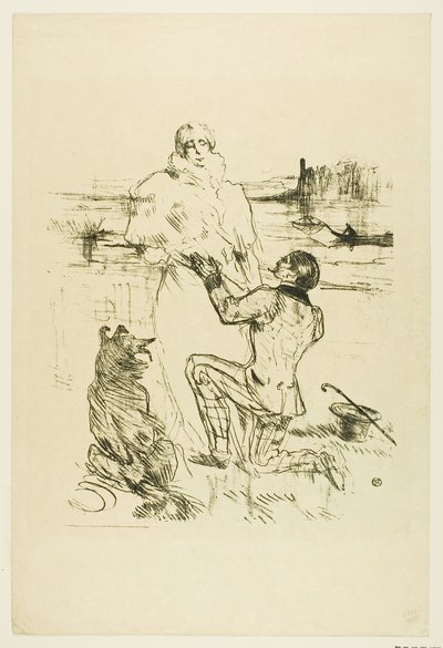 プロポーズ（一皿目） 作： Henri de Toulouse-Lautrec